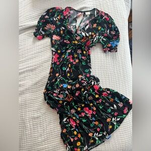 Floral tea length Dress